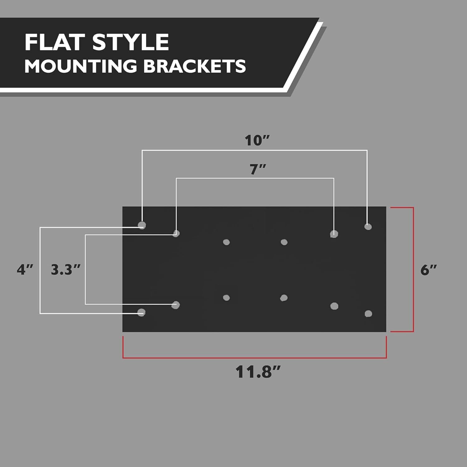 Ilyapa Double Mailbox Post for Outside - 43x4x4 inch Black Metal Dual Mailboxes Post for Outside with Universal Mounting Bracket Plate