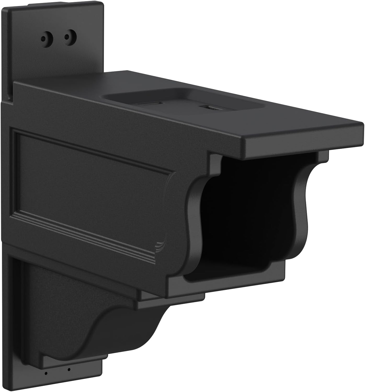 Mayne Dover Single Arm Mail Post - Black - 25.5in x 8in x 56.5in - Standard Post, Arm & Hardware Kit Included (5810-B)