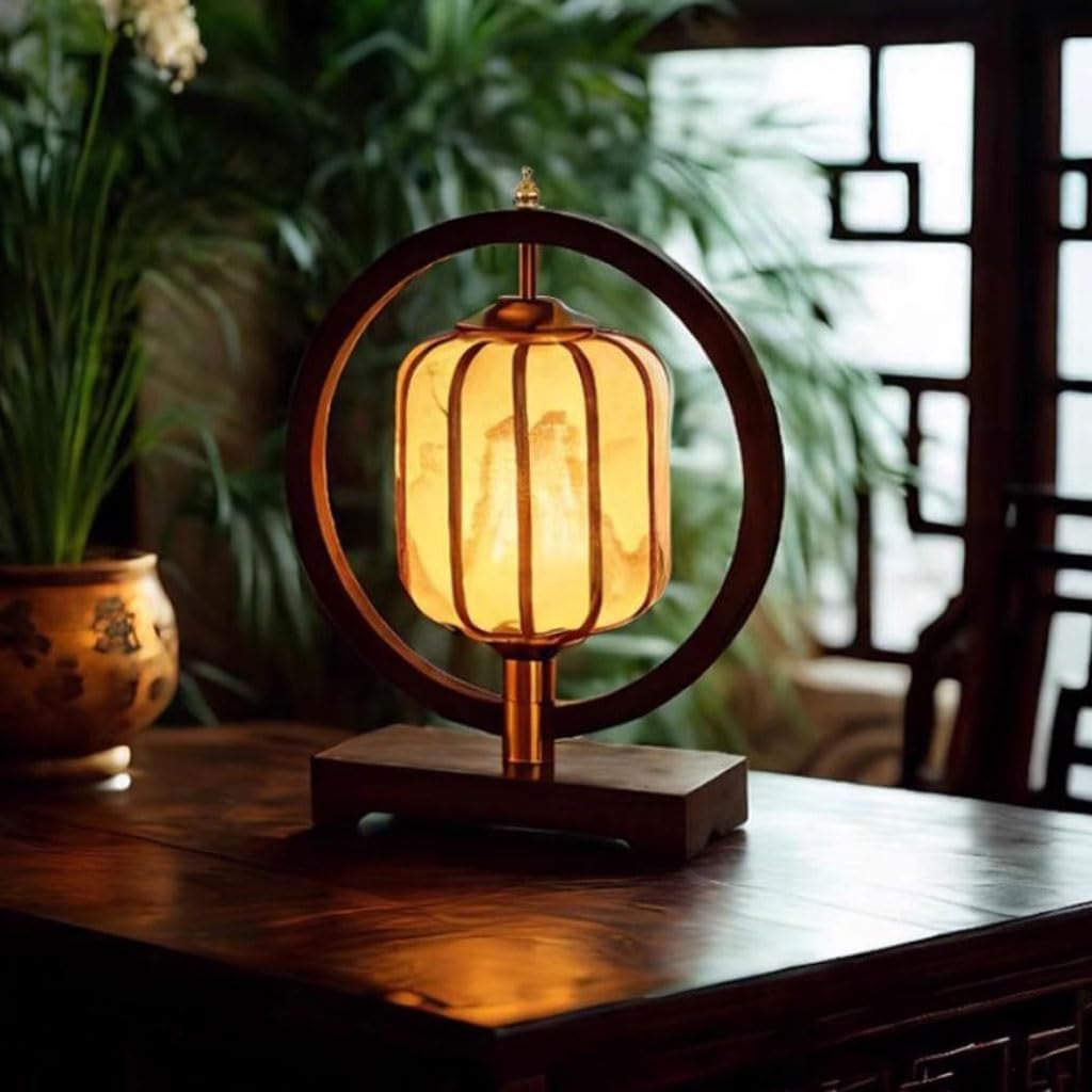 Desk Lamp Living Room Solid Wood Decorative Lamp Home Bedroom Bedside Atmosphere Table Lamp Desk Lamps for Home Office