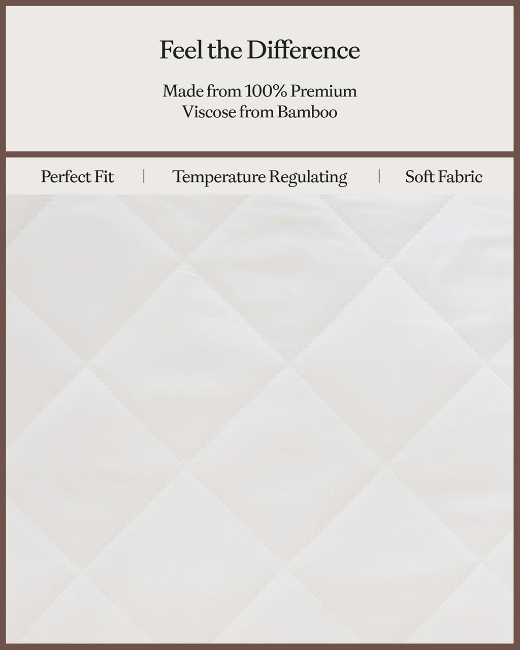 Cozy Earth Full Size Mattress Pad - 100% Viscose from Bamboo Cooling Mattress Cover - Lightweight Temperature Regulating Bed Pad with 360-Degree Elastic Hem - Fits Mattresses up to 20'
