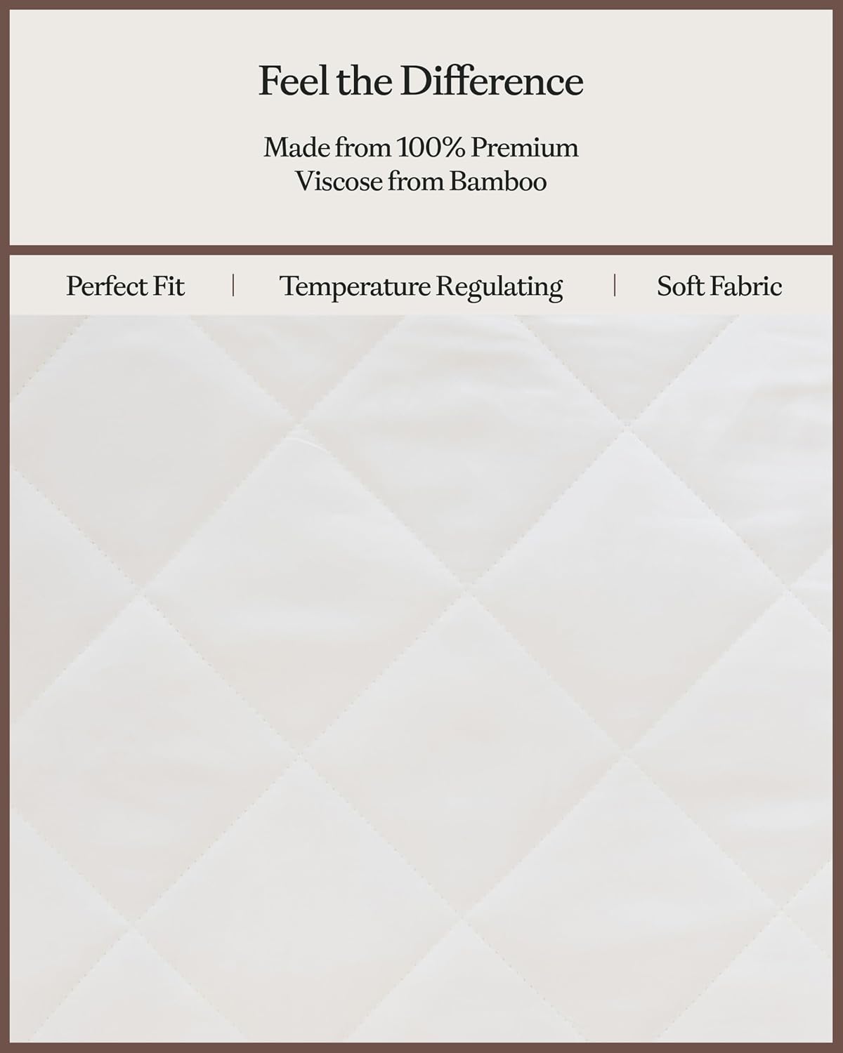 Cozy Earth Full Size Mattress Pad - 100% Viscose from Bamboo Cooling Mattress Cover - Lightweight Temperature Regulating Bed Pad with 360-Degree Elastic Hem - Fits Mattresses up to 20'