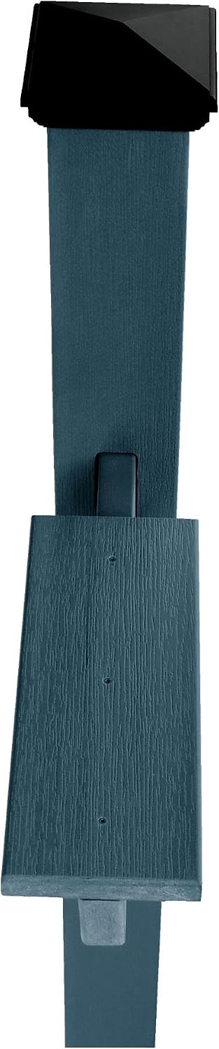 highwood AD-MLBX1-NBE Hazleton Mailbox Post, Nantucket Blue