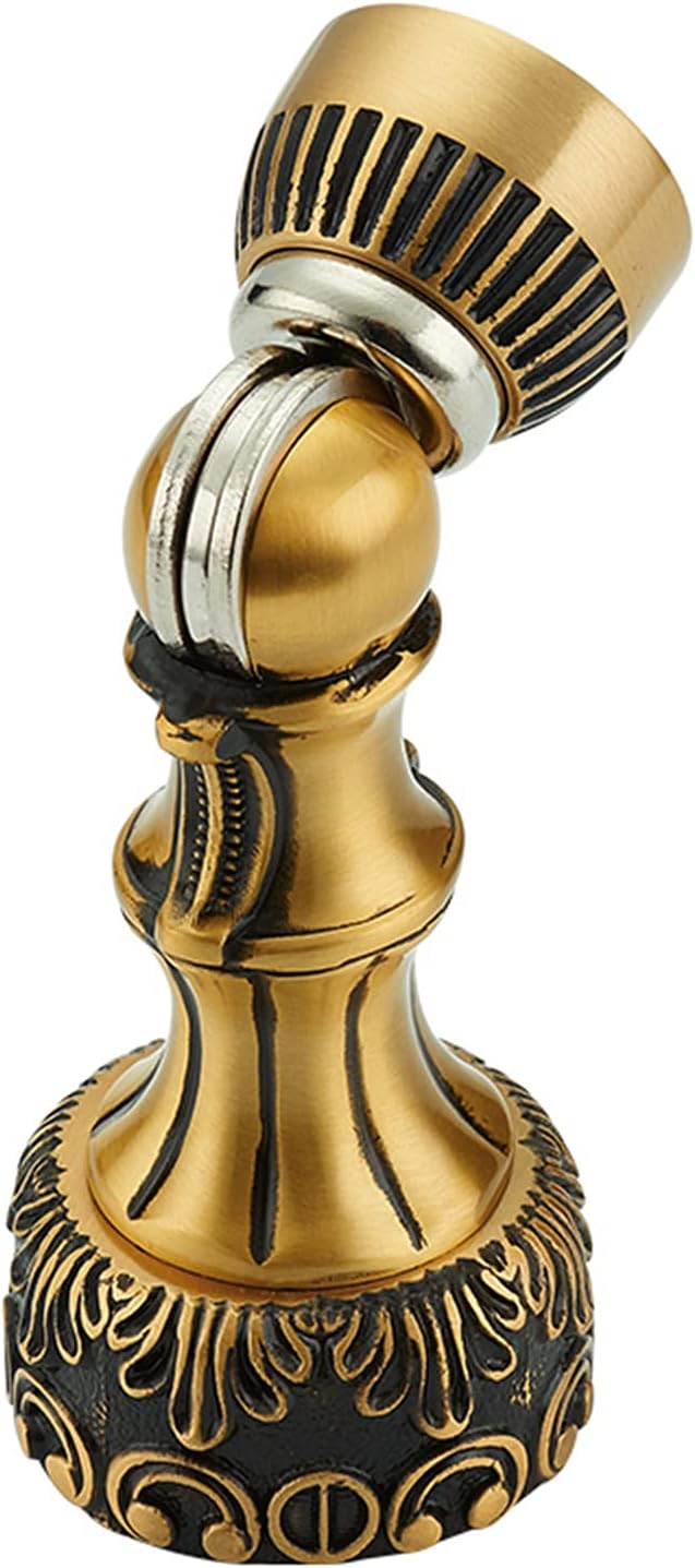 Anti-Collision Magnet Door Stopper, Metal Magnetic Door Stop Bronze with Screws Need to Drill for Wall Or Floor Mount Door Holder, Keep Door Open,b(Bronze)
