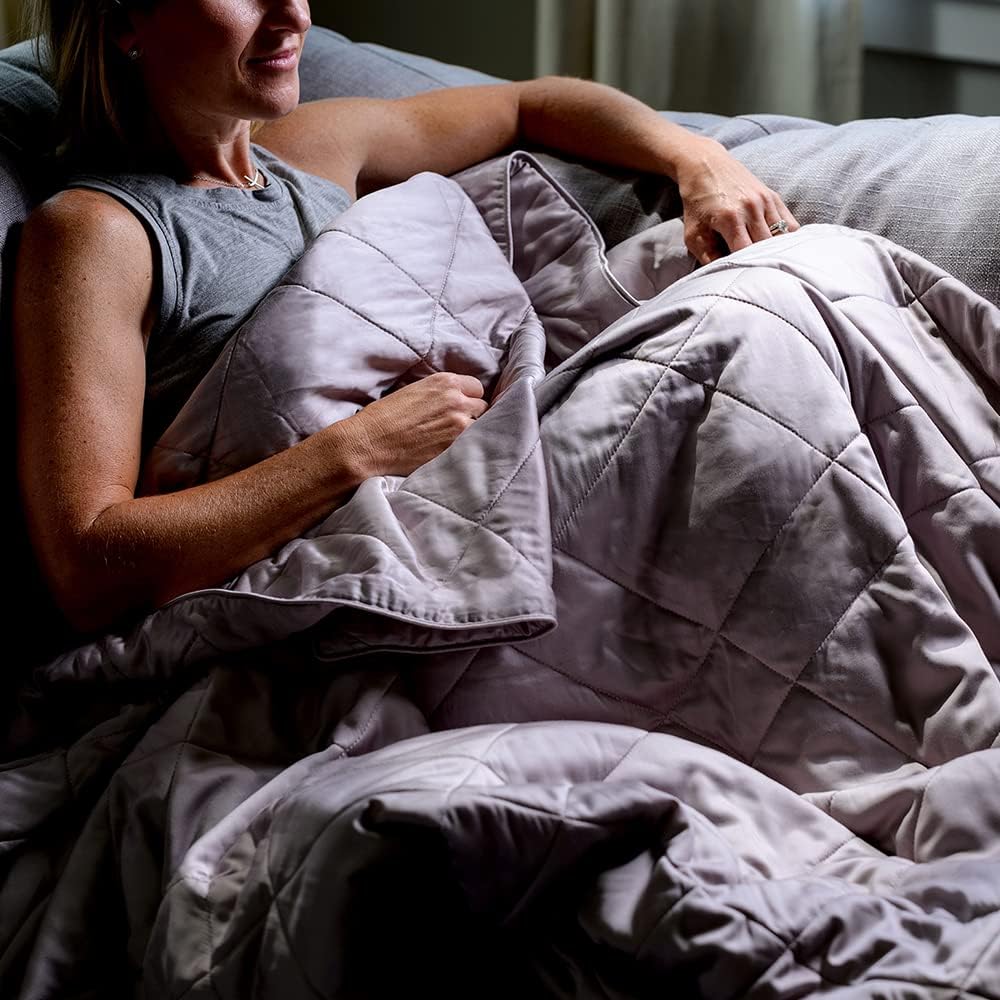 LUXOME Lightweight Blanket | 100% Rayon (Viscose) from Bamboo Fabric & Fill | Full/Queen - 86'x92' | Super Soft | Thermal-Regulating | Dove