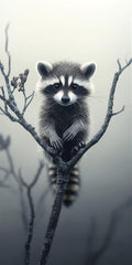 Diamond Art Kits for Adults Raccoon Diamond Painting Kits, 5D DIY Round Animal Full Drill Dimond Art Paintings Rhinestones Crafts for Adults for Gift Home Wall Decor, Large Size 40 x 80 Inch, Model999