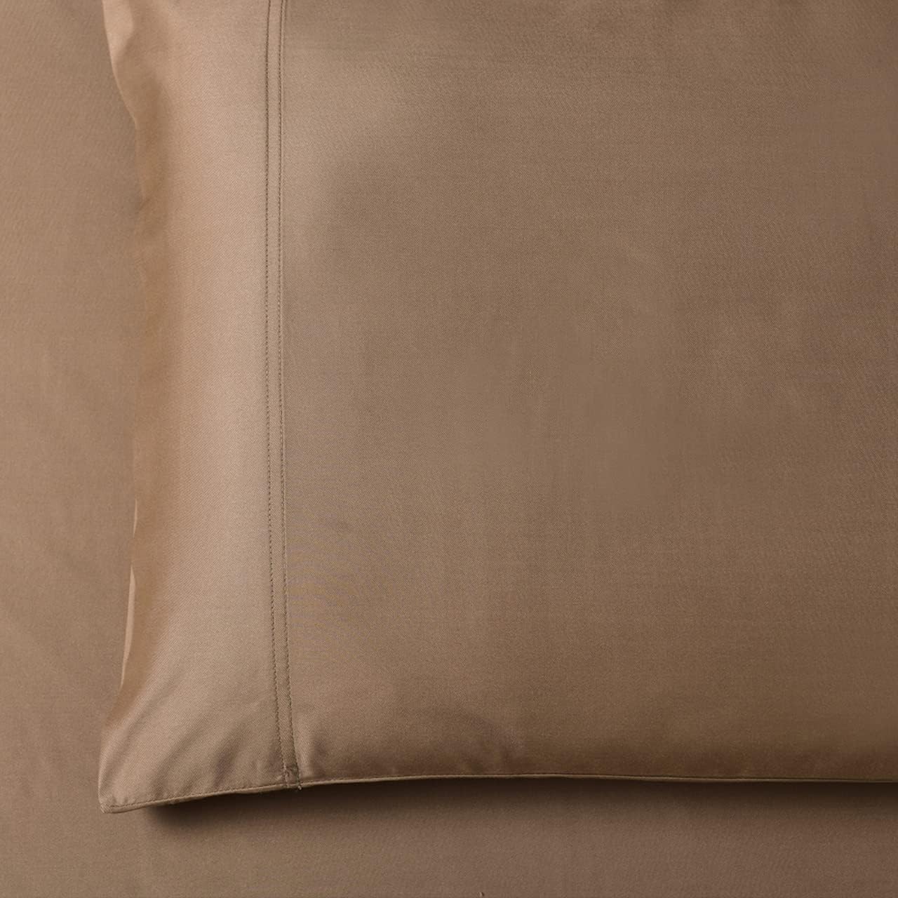 Royal Hotel Bedding ABRIPEDIC Sheets, Viscose from Bamboo, Sheet Set 600 Thread Count, Silky Soft Sheets, Viscose from Bamboo, Sheet Set, Full, Taupe