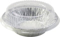 Safca KitchenDance Disposable Aluminum Foil Tart Pan with Lid - 5' Aluminum Foil Individual Pie Pans, Mini Pie Pans, Pot Pie Tins, Baking Pan Perfect for Pies, Cobblers - 501P, (250)