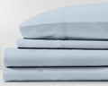 Royal Hotel Bedding Luxury Heavyweight 1000 Thread Count 4pc Bed Sheet Set 100% Cotton Material, Cool - Durable, Soft and Breathable Deep Pocket Sheets in Olympic-Queen Size, Light Blue