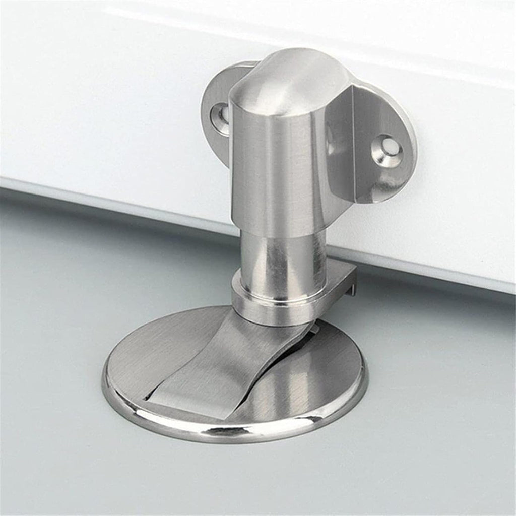 Door Stops,Wedge Stopper stoppers for skirtings Doorstop Rubber Floor Jammer, Strong Magnetic Door Stop, Anti-Collision Door Stopper, Punch-Free, Room Door and Bathroom Door Touch,Green Bronze