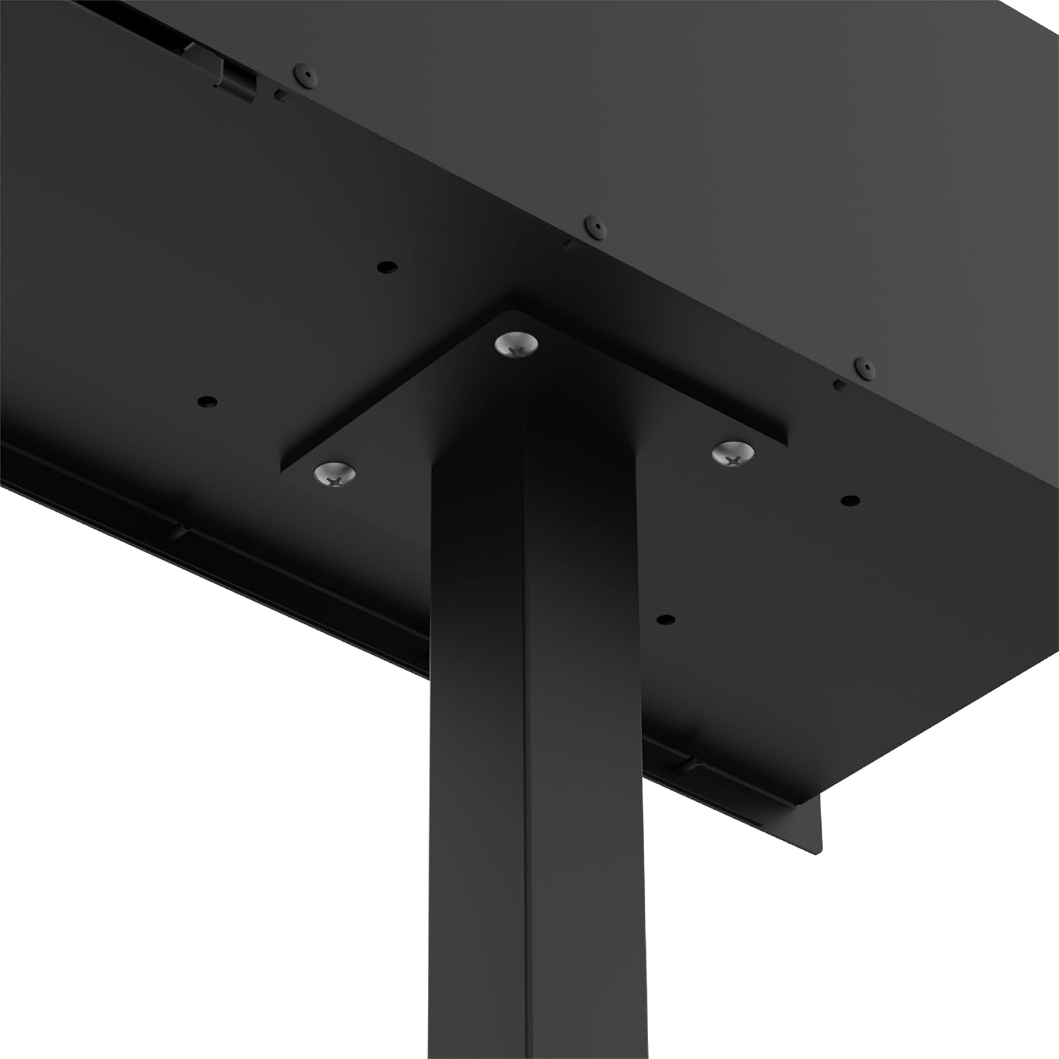 Olio Home Mailbox Post 58 x 2 x 2 inches - Heavy Duty Steel Mail Box Post with Black Powder Coating Surface - In-Ground Post for Concrete Roadside, Lawn or Sidewalk.