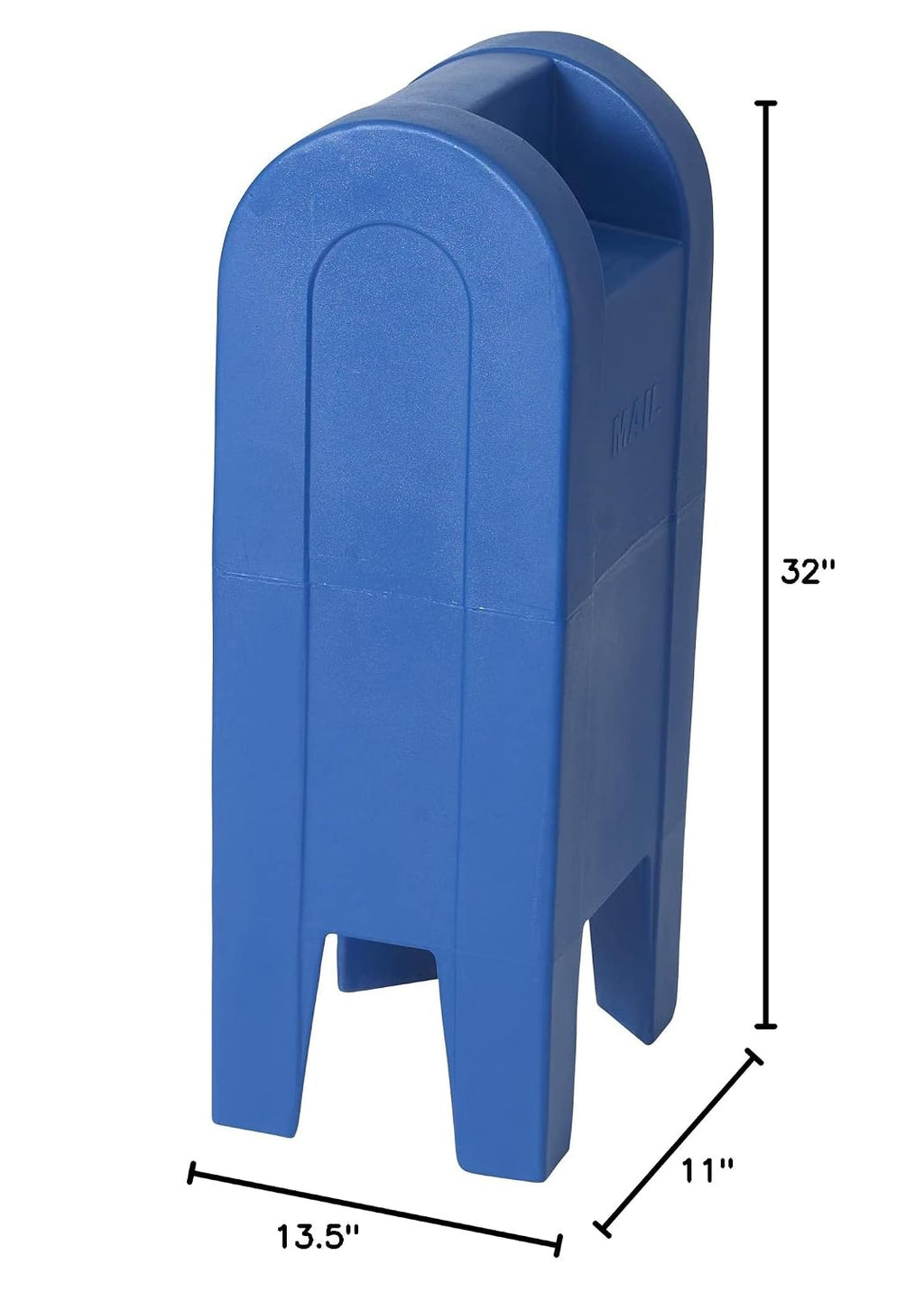 Children's Factory Post Mailbox for Outside, Kids Playhouse Accessories, Classroom, Daycare, Playground, Pretend Play, Blue