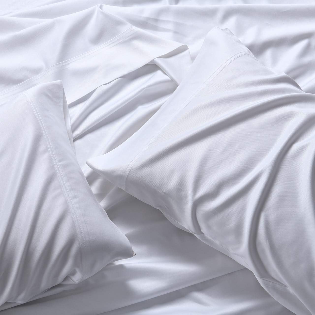 Royal Hotel Bedding ABRIPEDIC Sheets, Viscose from Bamboo, Sheet Set 600 Thread Count, Silky Soft Sheets, Viscose from Bamboo, Sheet Set, King, Taupe