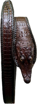 Genuine Alligator Leather Belts Buckle for Men, Crocodile Skin Belt for Mens