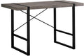 Monarch Specialties Laptop Table for Home & Office-Study Computer Desk-Contemporary Style-Metal Legs, 48' L, Dark Taupe