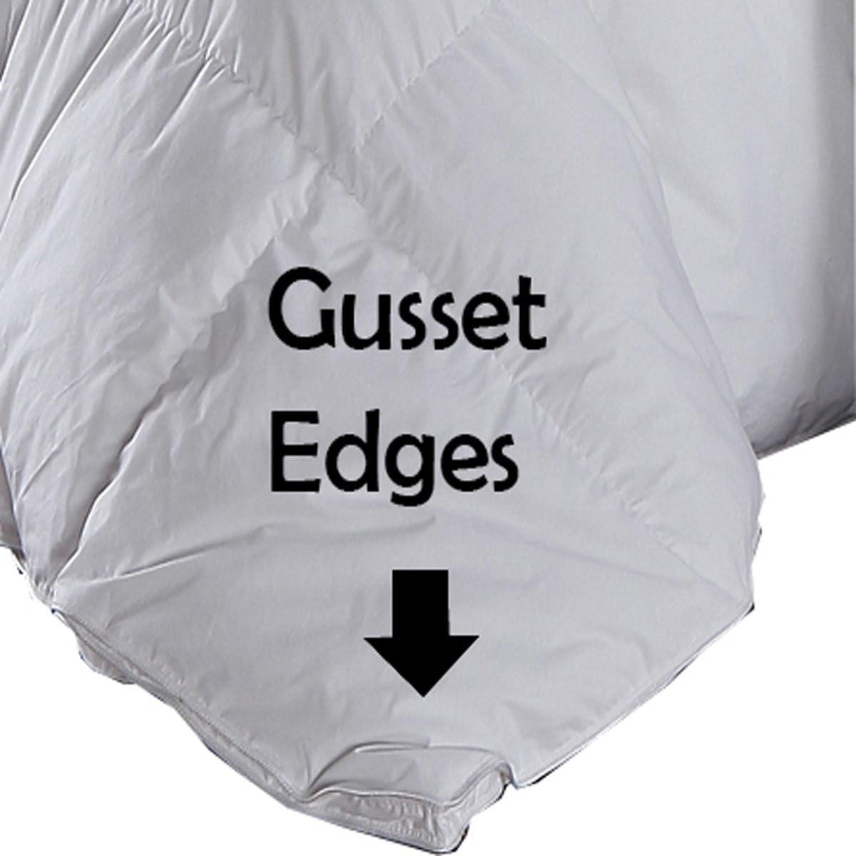 Royal Hotel Luxury Goose Down Comforter Cal-King 106x90 – 750+ Fill Power White Down, 500 Thread Count Cotton Cover, All Season Medium Warmth, Hypoallergenic Fluffy Hotel Style Duvet Insert