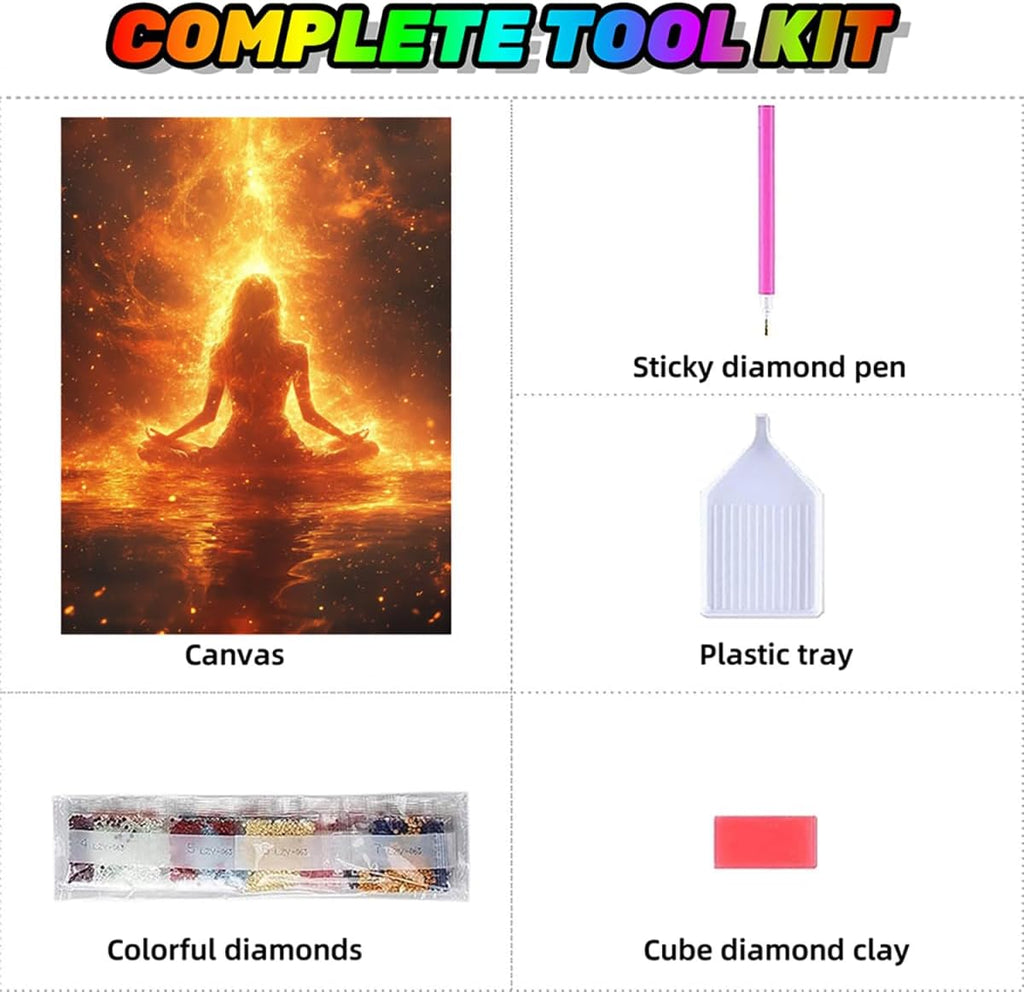 Women Dimond Painting Kit, Landscape Diamond Art Kits for Adults DIY 5D Full Square Dirll Crystal Gem Art Paintings Embroidery Crafts Picture Beginners, Home Wall Decor, Gifts for Women 36x48in u4-39