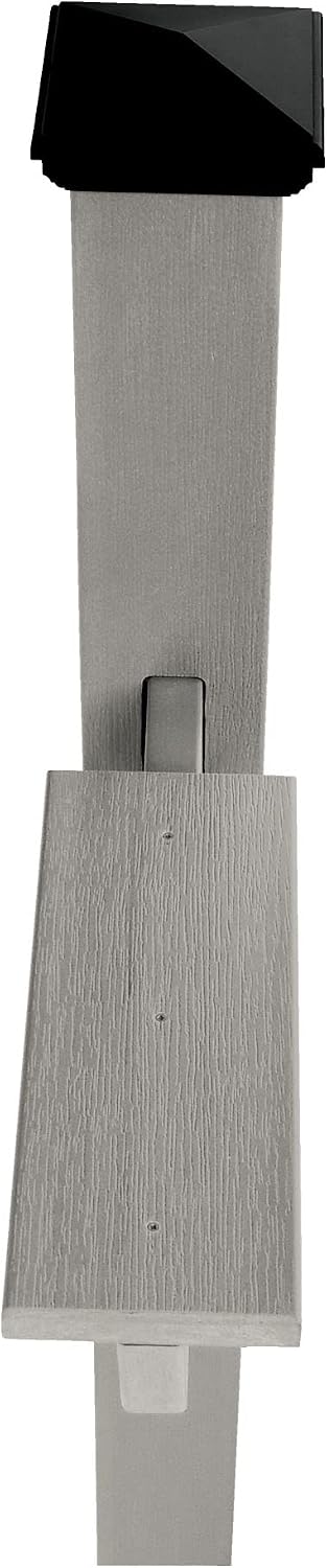 Highwood Hazelton Mailbox Post, Harbor Gray