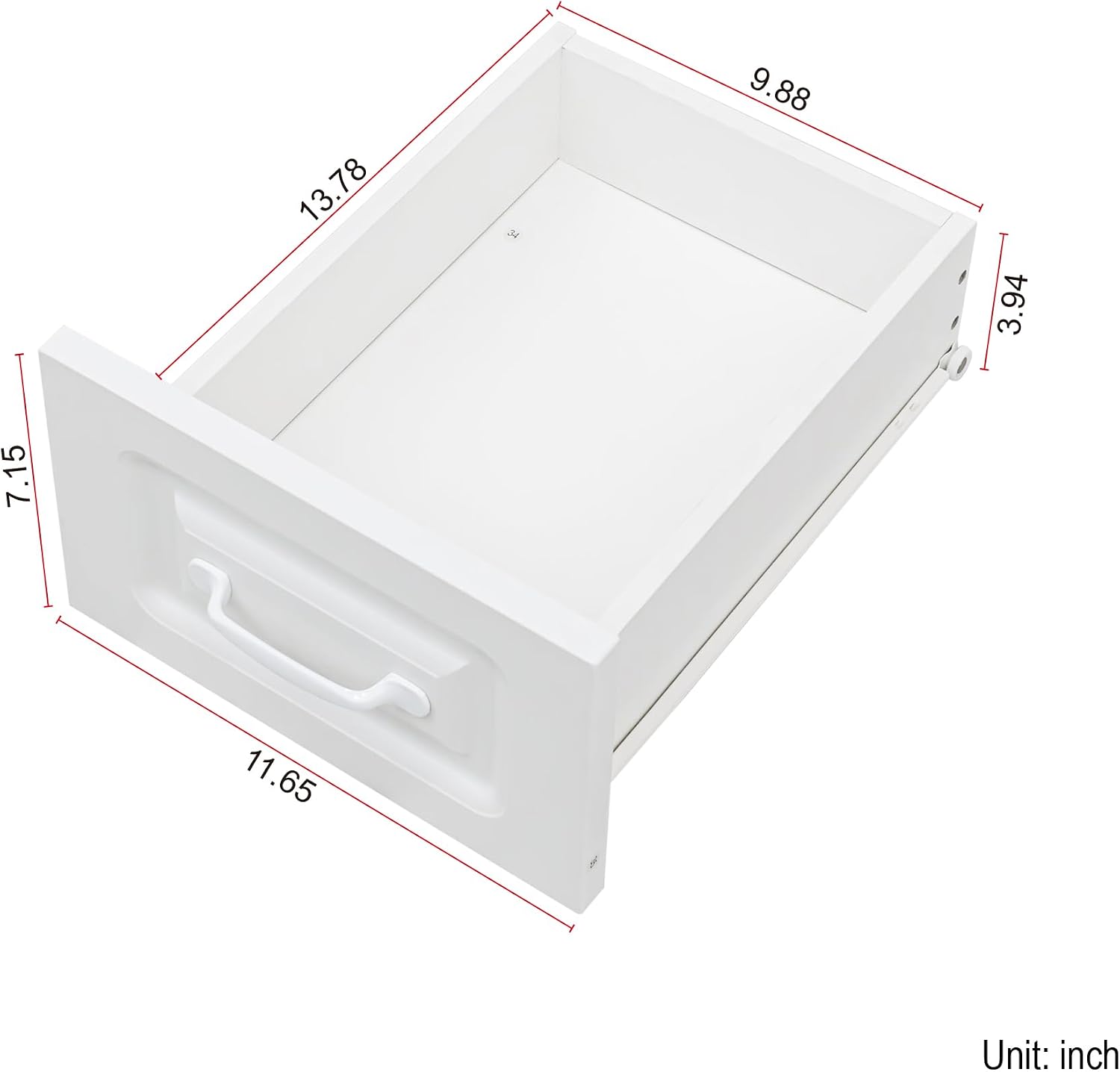 ZeHuoGe L-Shaped Corner Computer Desk for Home Office or Study Desk, Study Modern Style Table with Drawers, Bookshelf & Hutch, 2-in-1 L-Shaped Design, Large Working Space (White)