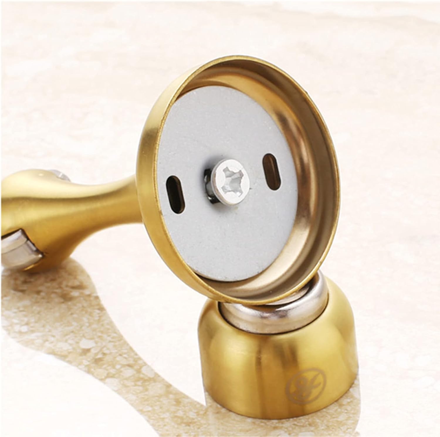 Door Stop Stopper Holder Magnetic,3 Pack White Brushed Nickel Catch Floor Wall Mount Stainless Steel for Office