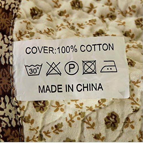 Cotton Luxury Patchwork Design Quilt Bedspread Sets Queen Size 3 Pieces, Comfy Comforter Coverlet Bedding Sets