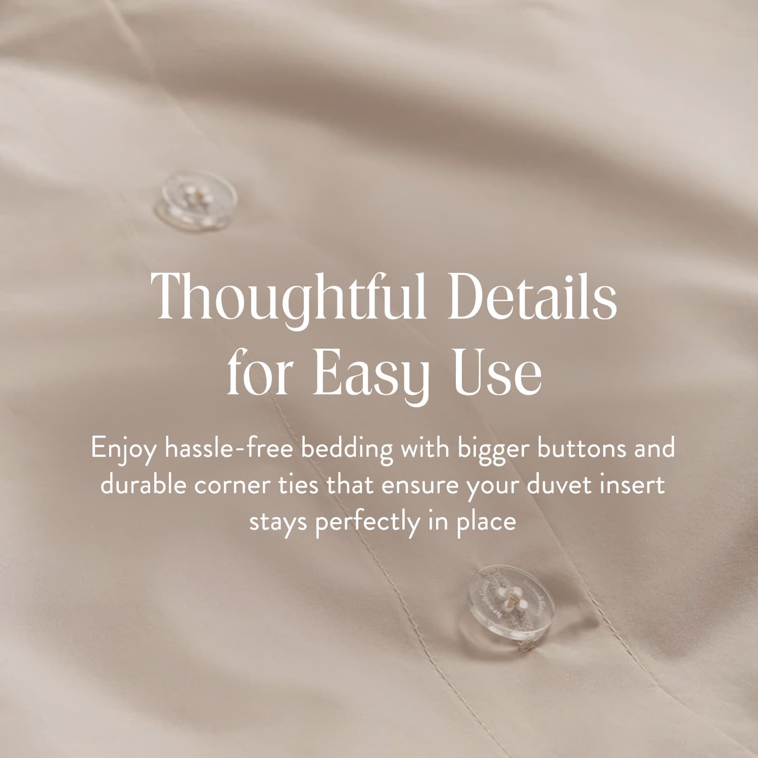 Brooklinen Luxury Sateen Duvet Cover Set - 100% Cotton, Full/Queen Size in Pebble - Includes 1 Duvet Cover and 2 Standard Pillowcases - Best Full/Queen Duvet Covers