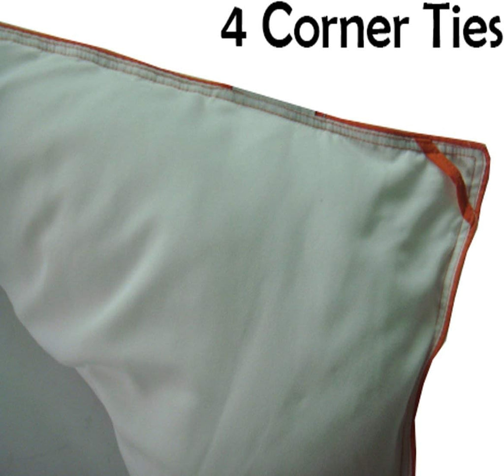 Royal Hotel Bedding King Size 300-Thread-Count Goose Down Alternative Comforter 100 Percent Cotton 300 TC Shell- 750FP - 86 oz - Solid White Down-Alt Comforter