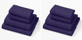 Purple SoftStretch Sheets, Queen Size, Rayon Blend, Moisture-Wicking, Deep Purple, Fits All Mattresses, Stretch for Adaptive Support (Pack of 2)