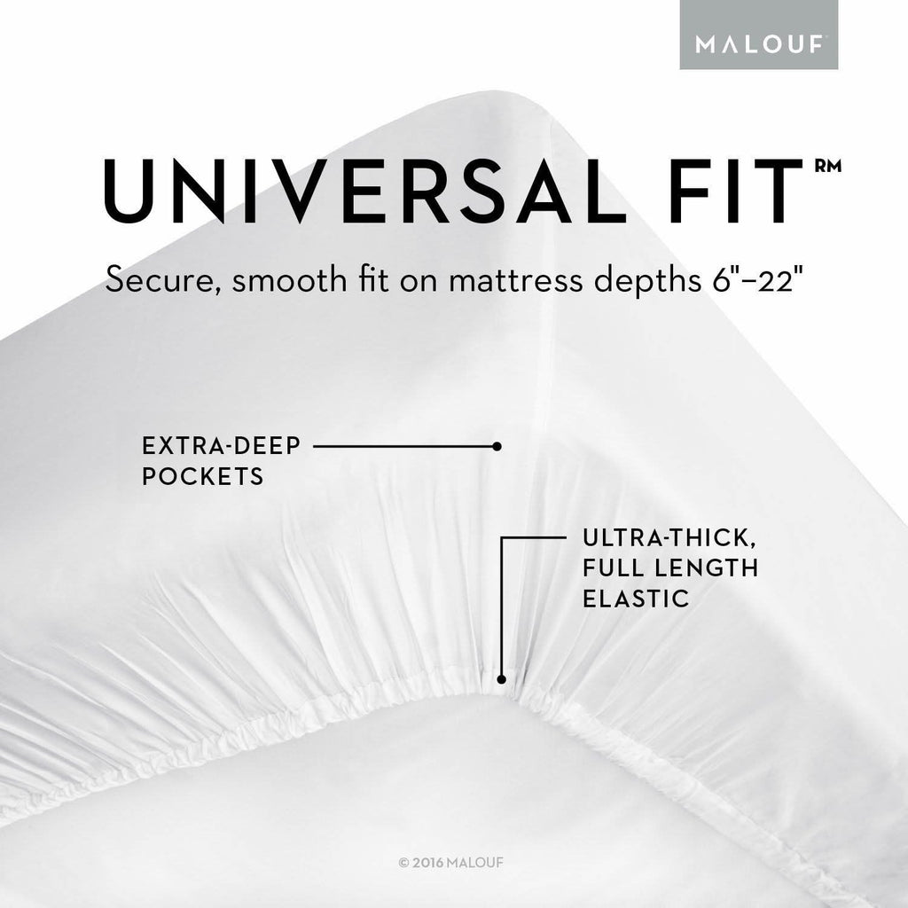 Malouf Soft and Eco Friendly Tencel Pillowcase-and-Sheet-Sets, Twin, Dusk