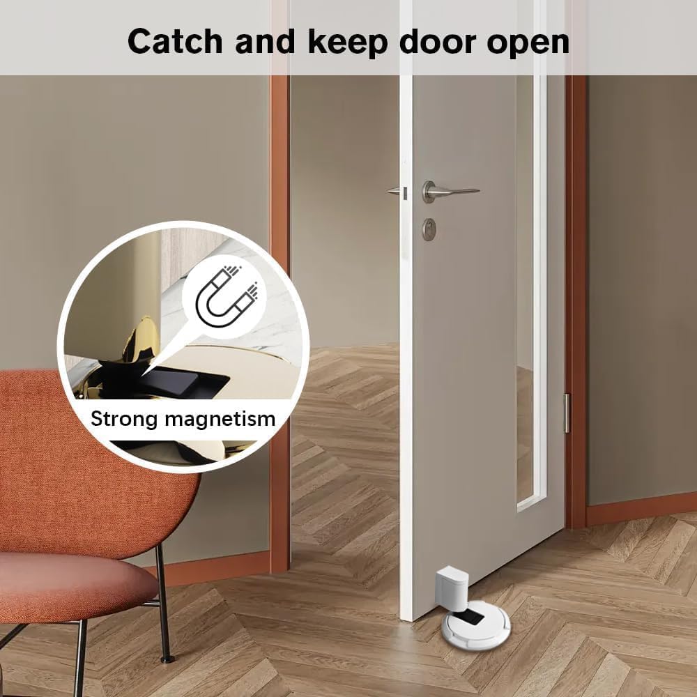Mechanical Door Stop Heavy Duty Door Stopper Magnetic Door Stop Adjustable Door Holder Non-Punch Door Suction Furniture Hardware,Yellow Bronze,3PCS