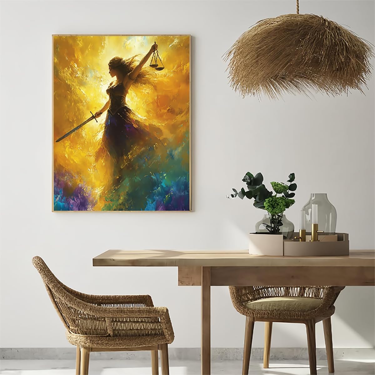 Women Dimond Painting Kit, Warrior Diamond Art Kits for Adults DIY 5D Full Round Dirll Crystal Gem Art Paintings Embroidery Crafts Picture Beginners, Home Wall Decor, Gifts for Women 36x48in l4-1Y