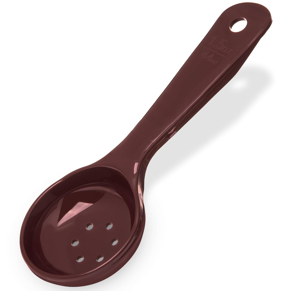 Carlisle FoodService Products 496101 Solid Short Handle Portion Control Spoon 1.5 oz