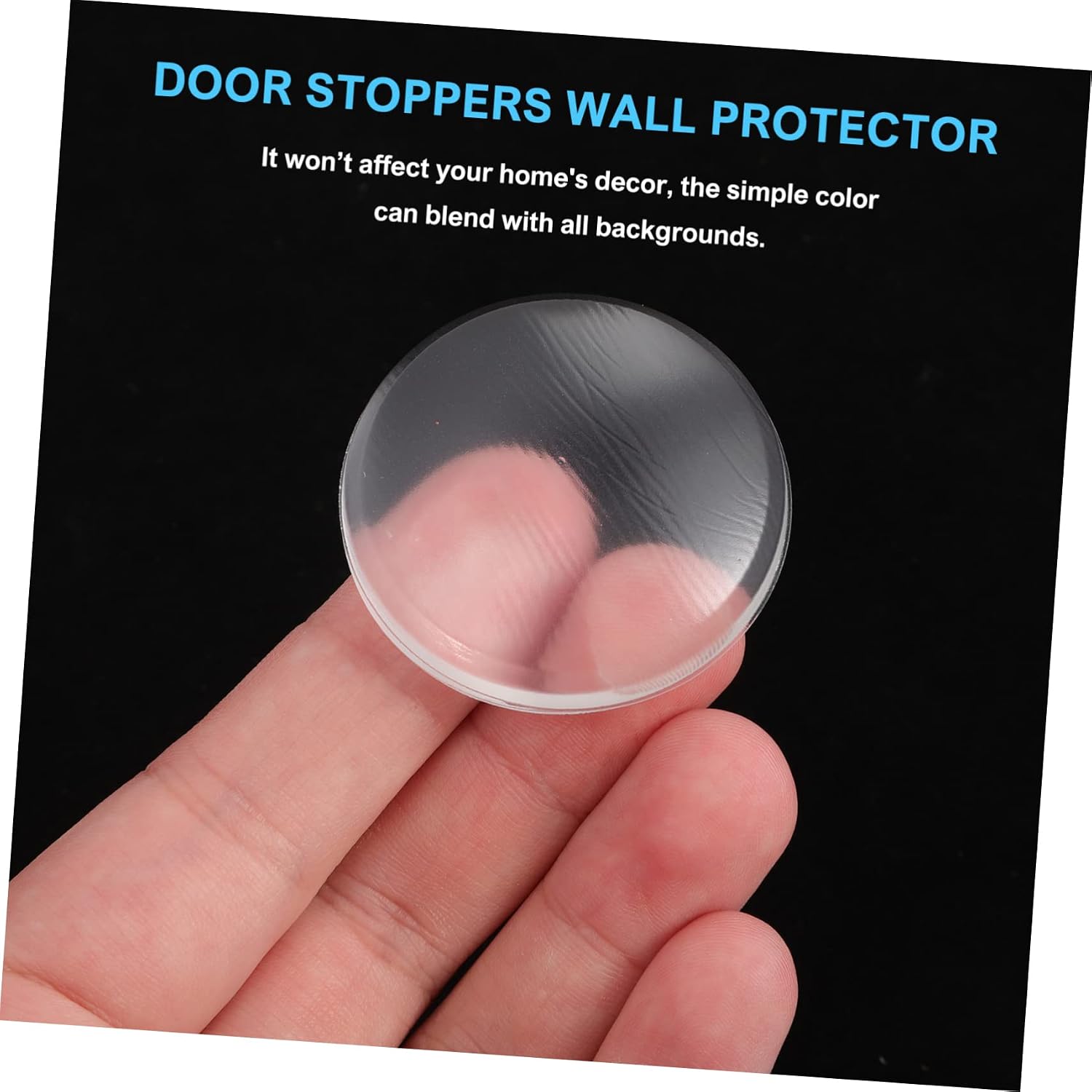 32 Pcs Door Handle Bumper Magnetic Door Stop Wall Door Stopper Clear Door Stopper Adhesive Silicone Door Stopper Door Bumper Silicone Bumpers Door Sticker Washable Soft Silicone Pu (transparentx2
