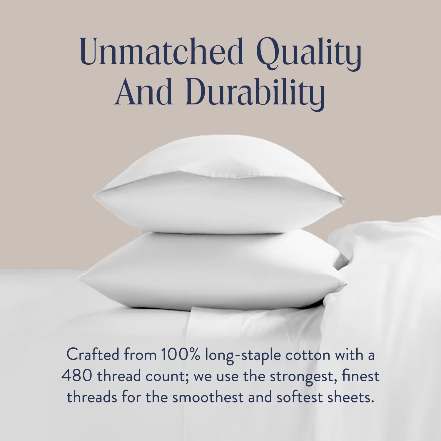 Brooklinen Luxury Sateen Duvet Cover Set - 100% Cotton, Full/Queen Size in White - Includes 1 Duvet Cover and 2 Standard Pillowcases - Best Full/Queen Duvet Covers