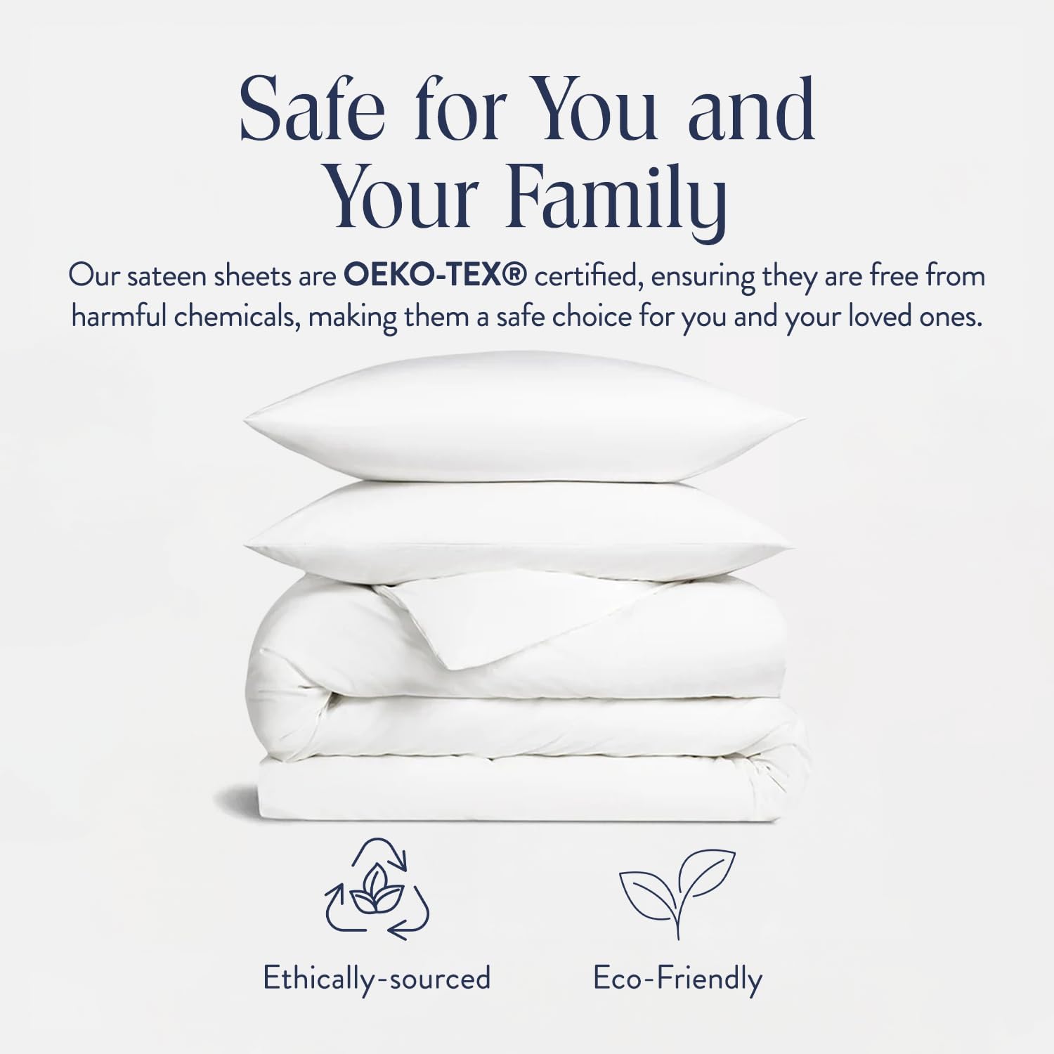 Brooklinen Luxury Sateen Duvet Cover Set - 100% Cotton, Full/Queen Size in White - Includes 1 Duvet Cover and 2 Standard Pillowcases - Best Full/Queen Duvet Covers