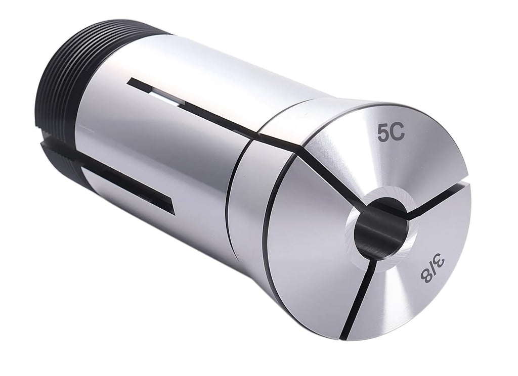Accusize Industrial Tools 15 Pcs 1/8-1'' by 16ths 5C Precision Round Collets Hardened and Ground, 0200-0571