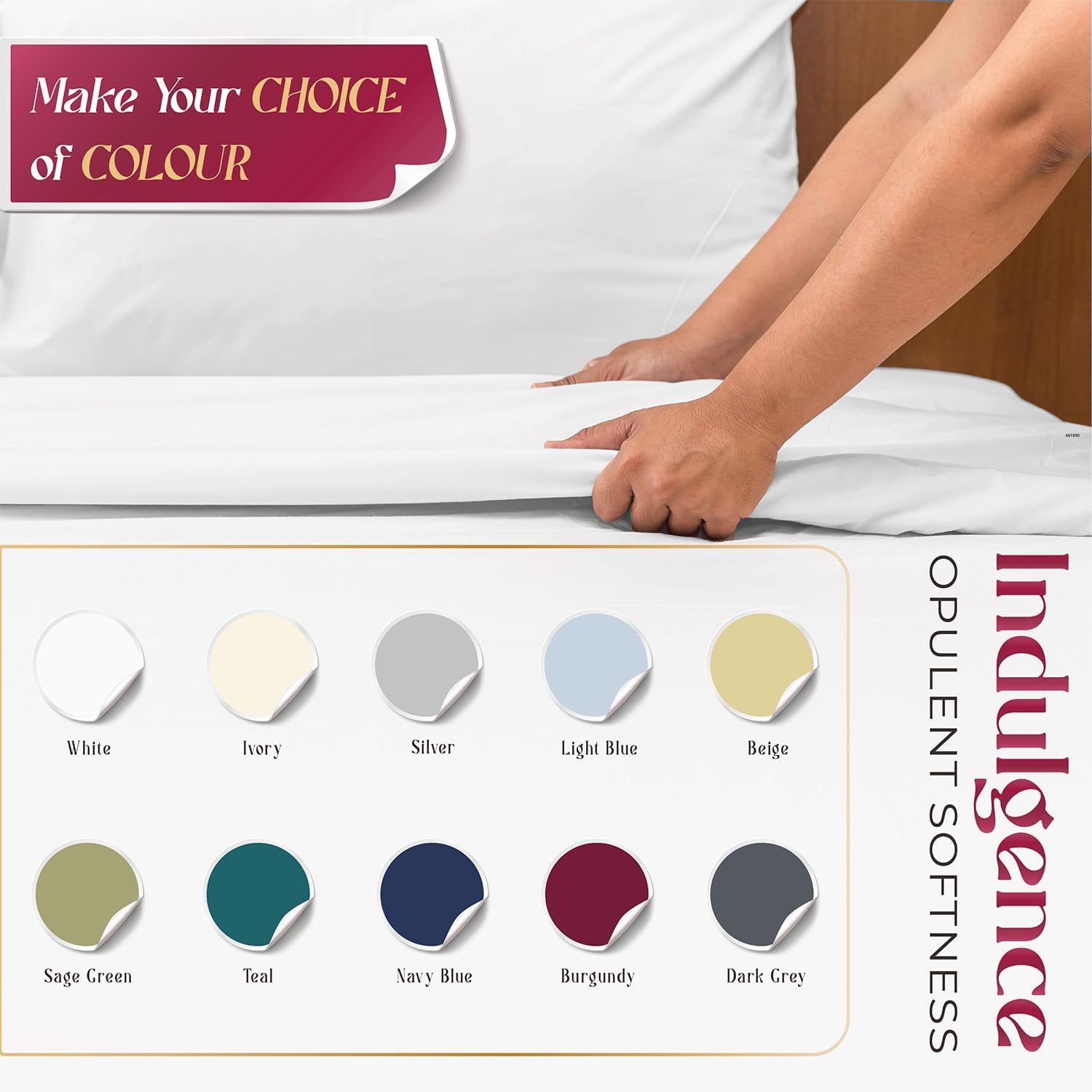 Mayfair Linen 100% Egyptian Cotton Sheets King Size - Luxury 1200 Series Egyptian Cotton King Size Sheets Set (2 Pack, White) Silky Soft, Cooling & Breathable, 17' Deep Pocket Sateen Weave Bedding
