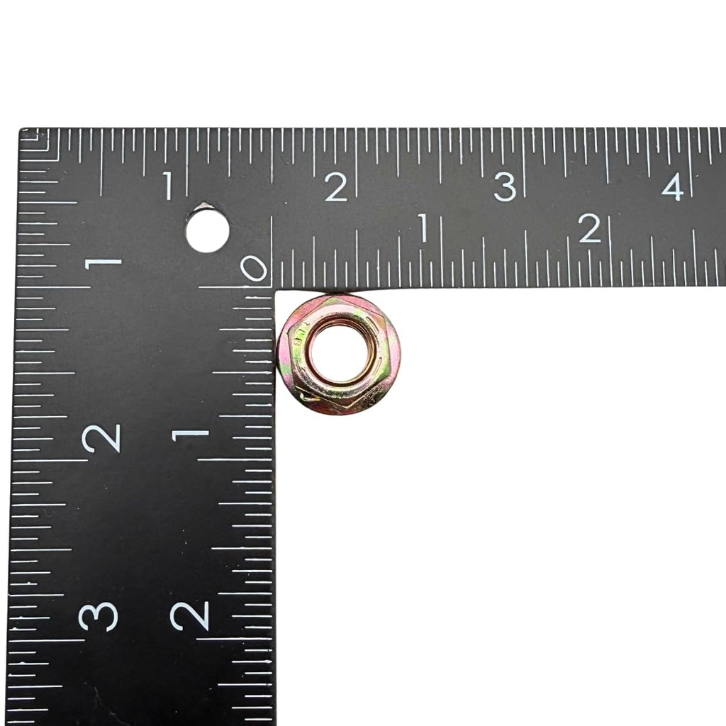 3/8'-16 Flange Nuts (1,900 Case) – Grade 8 Built-in Washer Nuts Coarse Thread for Fast, Even Clamping on Frames, Brackets & Heavy Assemblies SAE J995 0.375'