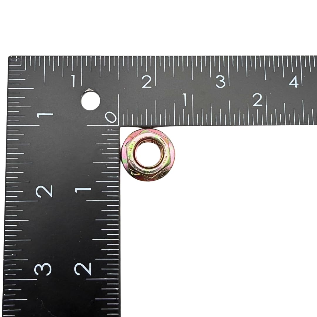 3/8'-16 Flange Nuts (1,900 Case) – Grade 8 Built-in Washer Nuts Coarse Thread for Fast, Even Clamping on Frames, Brackets & Heavy Assemblies SAE J995 0.375'