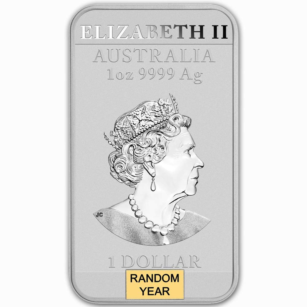 2018 - Present (Random Year) P 1 oz Silver Bar Australia Perth Mint Dragon Series Rectangular Coin Brilliant Uncirculated with Certificate of Authenticity $1 Seller BU