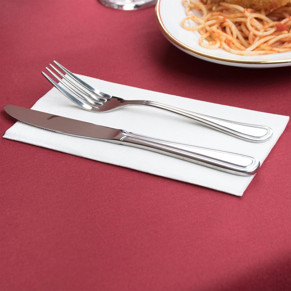 1000-Pack BloominGoods Disposable Bathroom Napkins | Linen-Feel Guest Towels, Made In USA | Cloth-Like Hand Tissue Paper, White, 12' x 17'