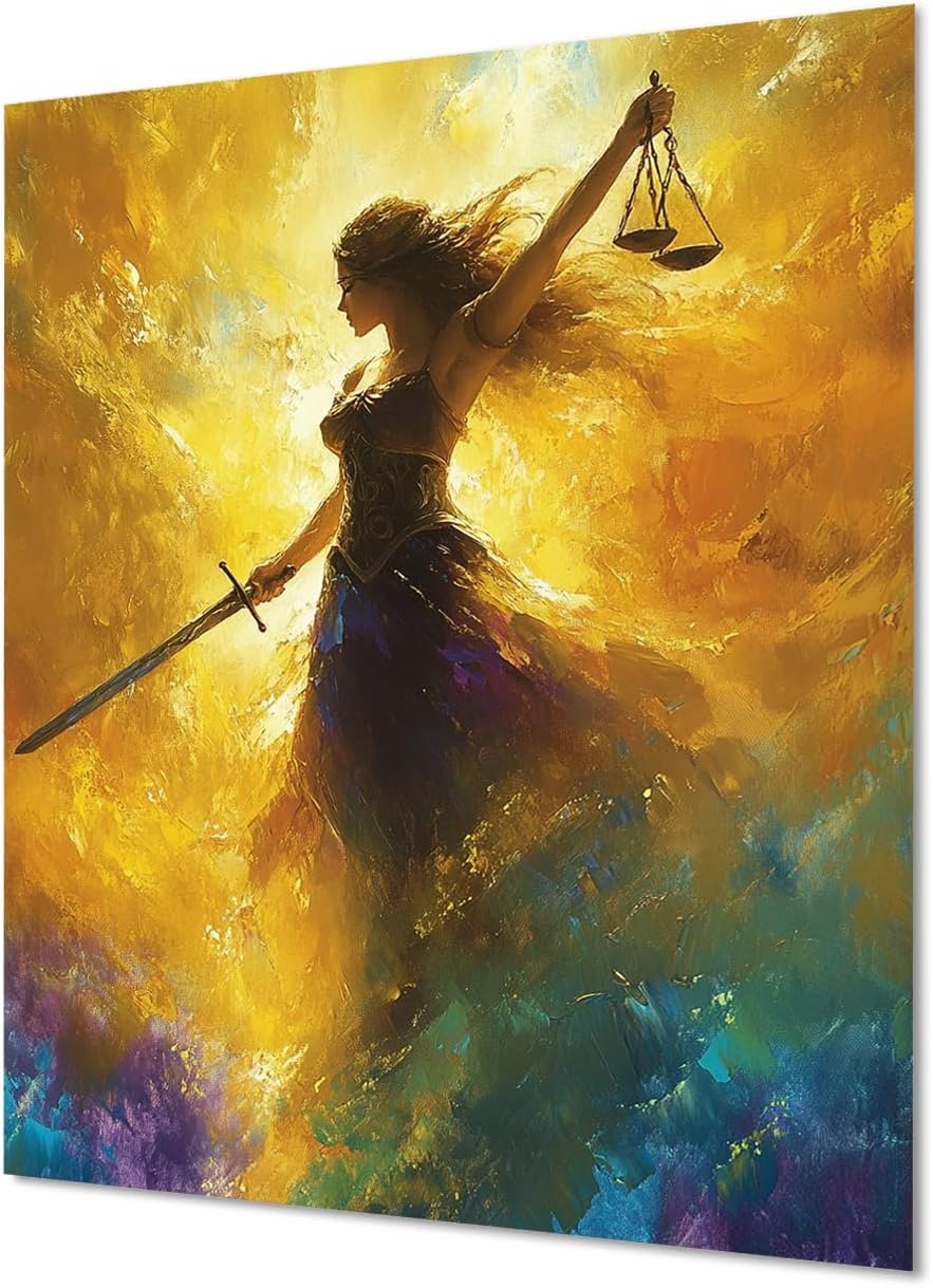 Women Dimond Painting Kit, Warrior Diamond Art Kits for Adults DIY 5D Full Round Dirll Crystal Gem Art Paintings Embroidery Crafts Picture Beginners, Home Wall Decor, Gifts for Women 36x48in l4-1Y