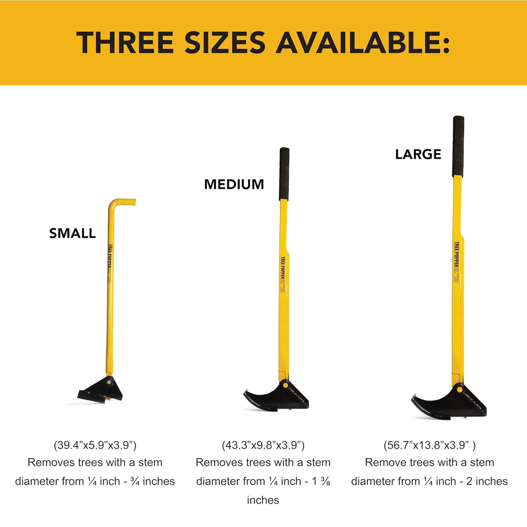 Size Small, The Original Highly Trusted, Heavy-Duty Invasive Plant Remover, Fully Uproots Woody Stems ¼ inch - ¾ inches – Ideal for Landowners, Conservation, and Land Management