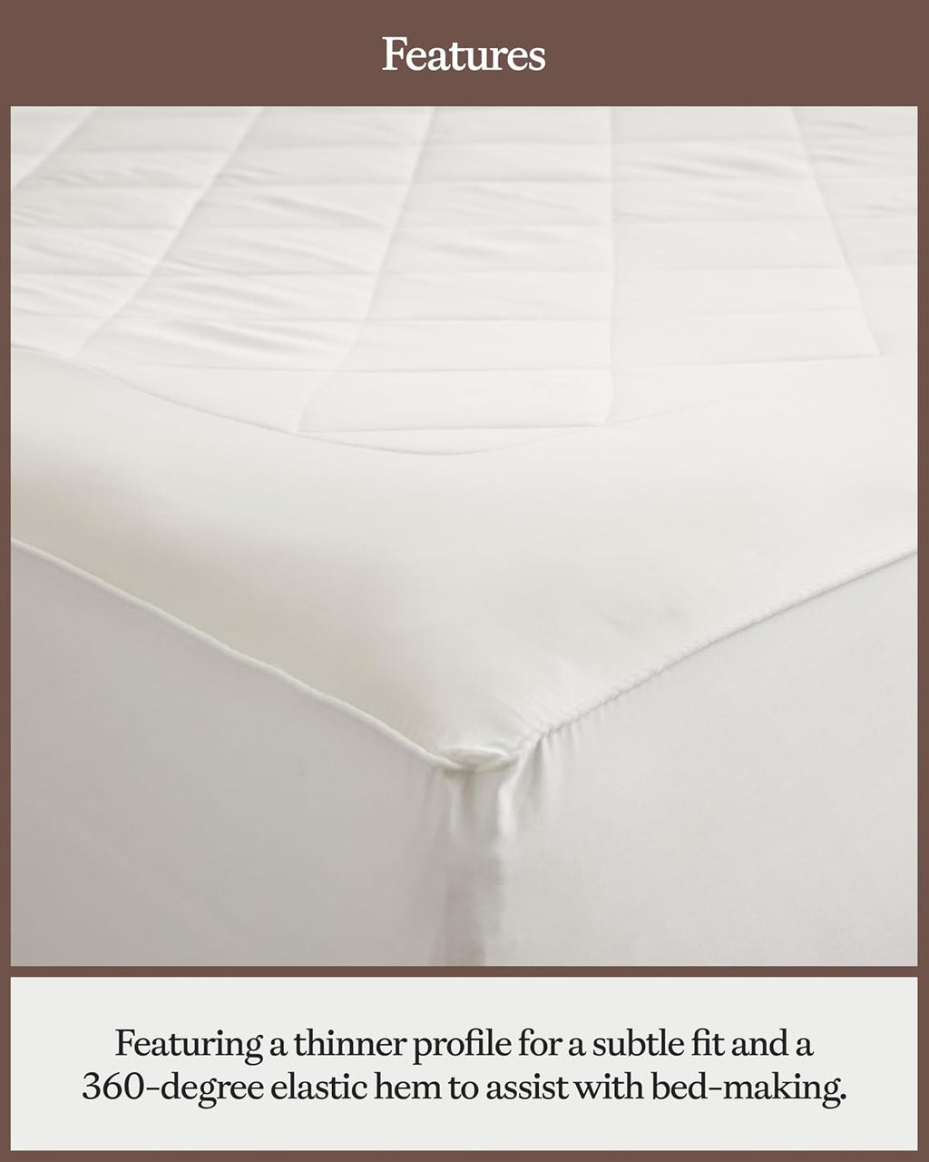 Cozy Earth Cali King Size Mattress Pad - 100% Viscose from Bamboo Cooling Mattress Cover - Lightweight Temperature Regulating Bed Pad with 360-Degree Elastic Hem - Fits Mattresses up to 20'