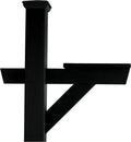 Highwood AD-MLBX1-BKE Hazelton Mailbox Post, Black