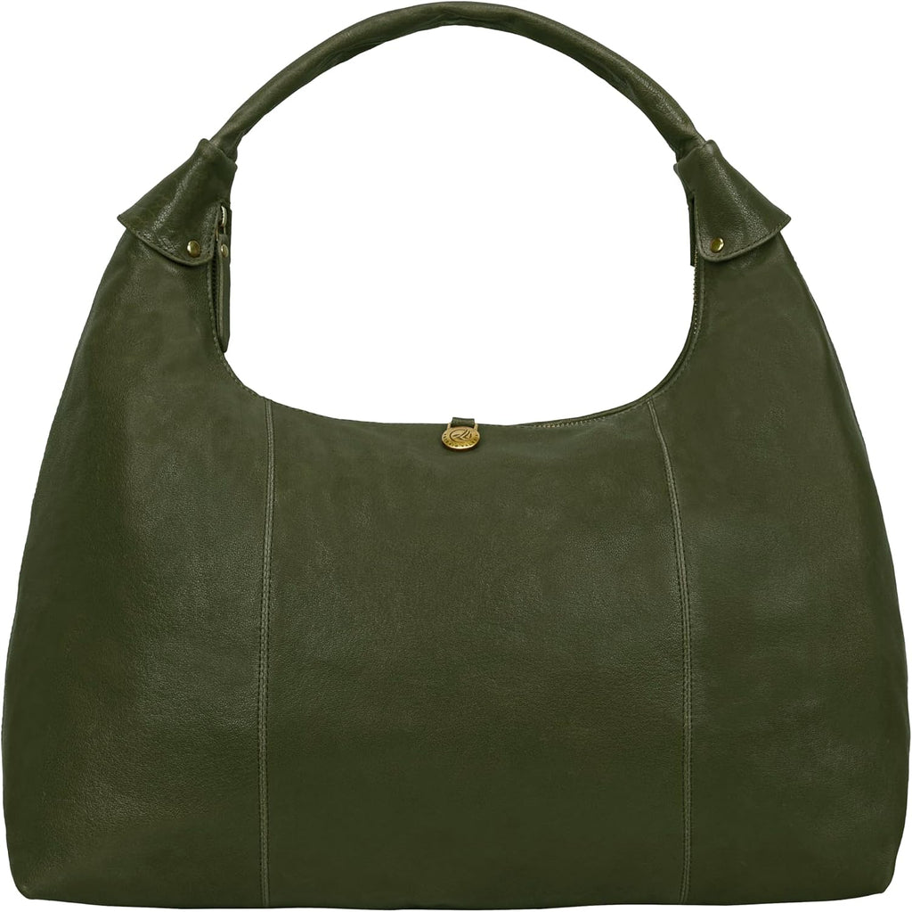 ANTONIO VALERIA Addison Braided Leather Tote Bag for Women