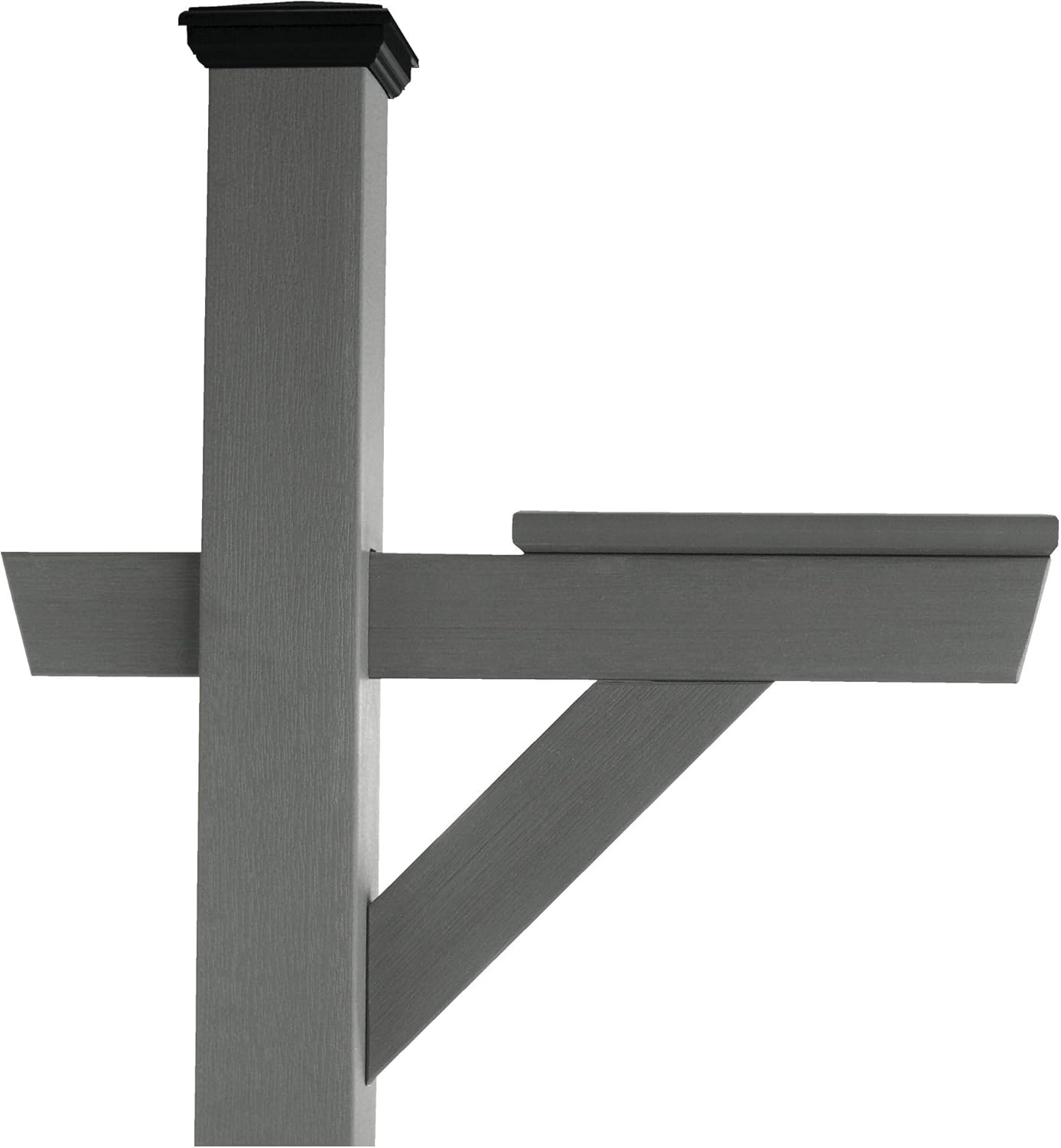 Highwood AD-MLBX1-CGE Hazelton Mailbox Post, Coastal Teak