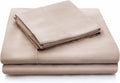 Malouf Soft and Eco Friendly Tencel Pillowcase-and-Sheet-Sets, Queen, Ecru