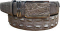 Genuine Alligator Leather Belts Buckle for Men, Crocodile Skin Belt for Mens