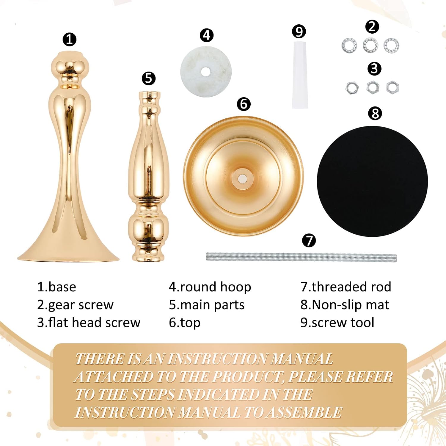Didaey 12 Pcs Gold Wedding Centerpiece Stand Metal Flower Arrangements Holder Tall Centerpiece for Table Gold Vase Flower Stand for Wedding Reception Event Party Hotel Home Decor(20 Inches)