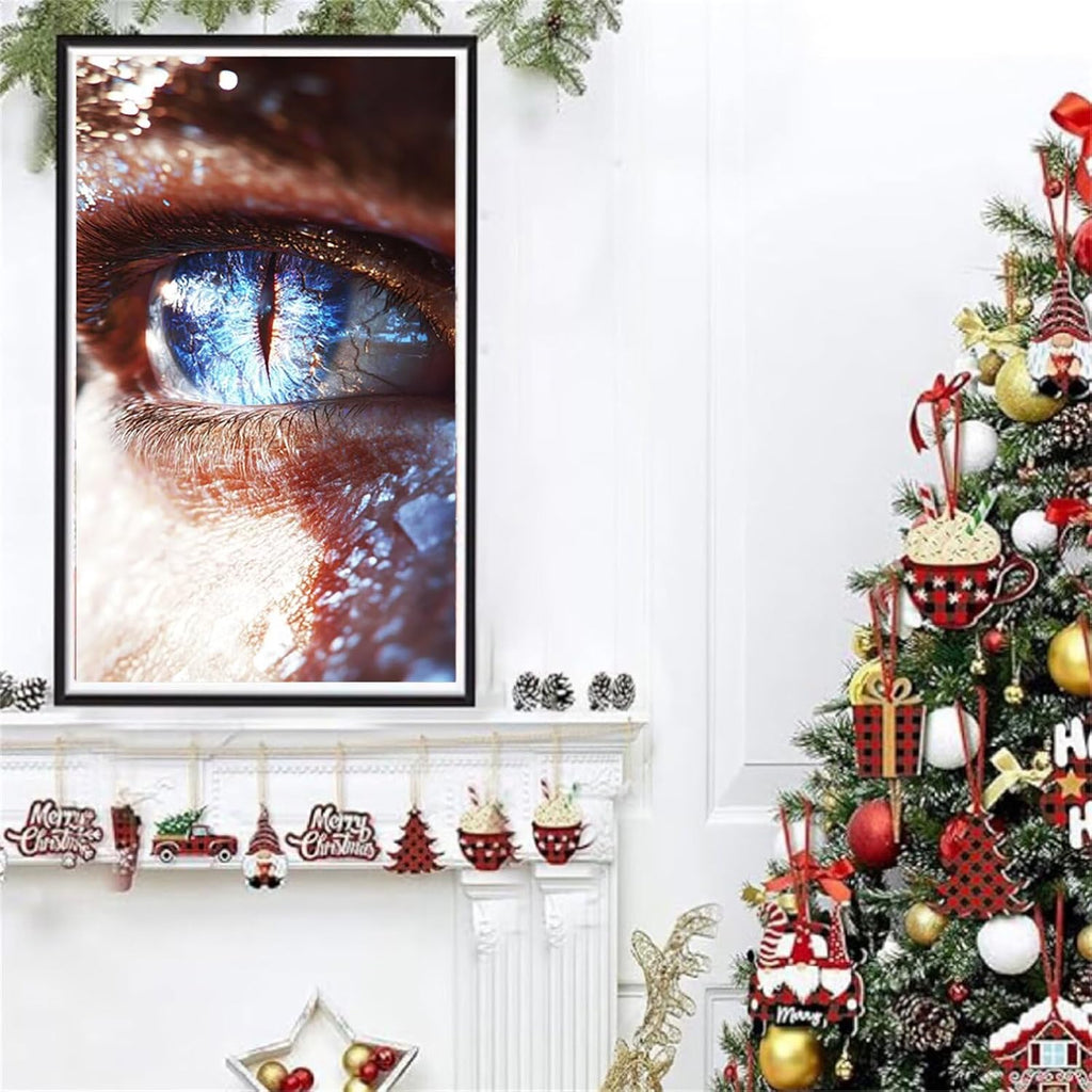 Diamond Art Kits for Adults Eye Diamond Painting Kits, 5D DIY Square Animal Full Drill Dimond Art Paintings Crystal Rhinestones Crafts for Adults for Home Wall Decor, Large Size 40 x 80 Inch, Model792